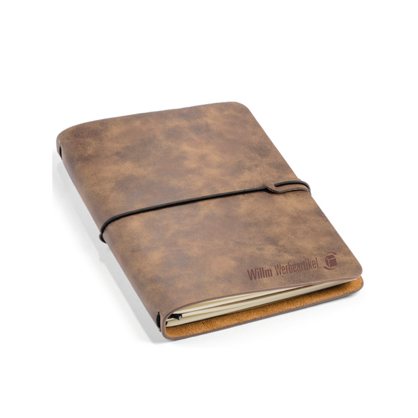 Notizbuch Retro - inkl. CO2-Gravur auf Einband