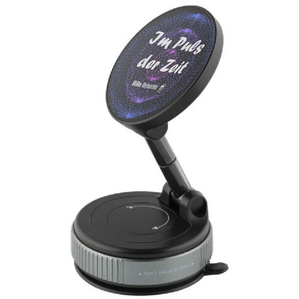 Handyhalter klebefrei für Office und KFZ - Inkl. Digitaldruck auf Halter 45 mm